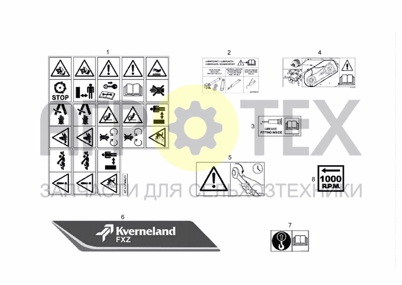 Чертеж SAFETY DECALS