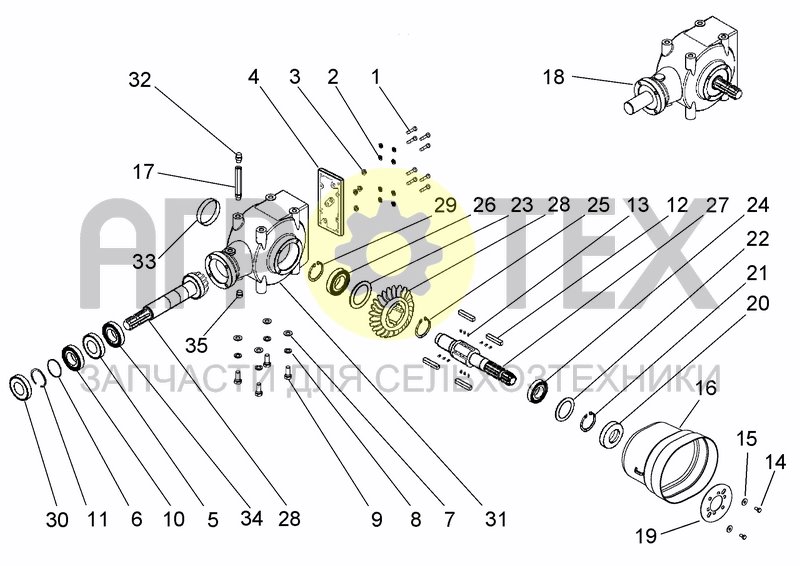 Чертеж GEARBOX