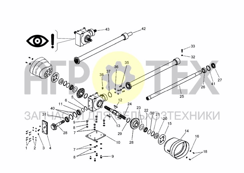 Чертеж UPPER TRANSMISSION