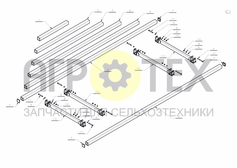 Чертеж MAIN FRAME