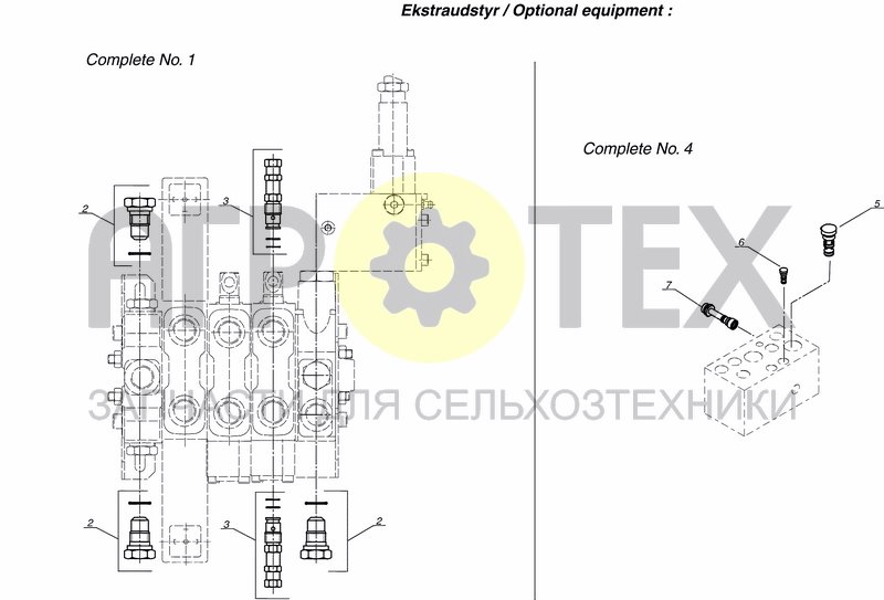 Чертеж OPTIONAL EQUIPMENT