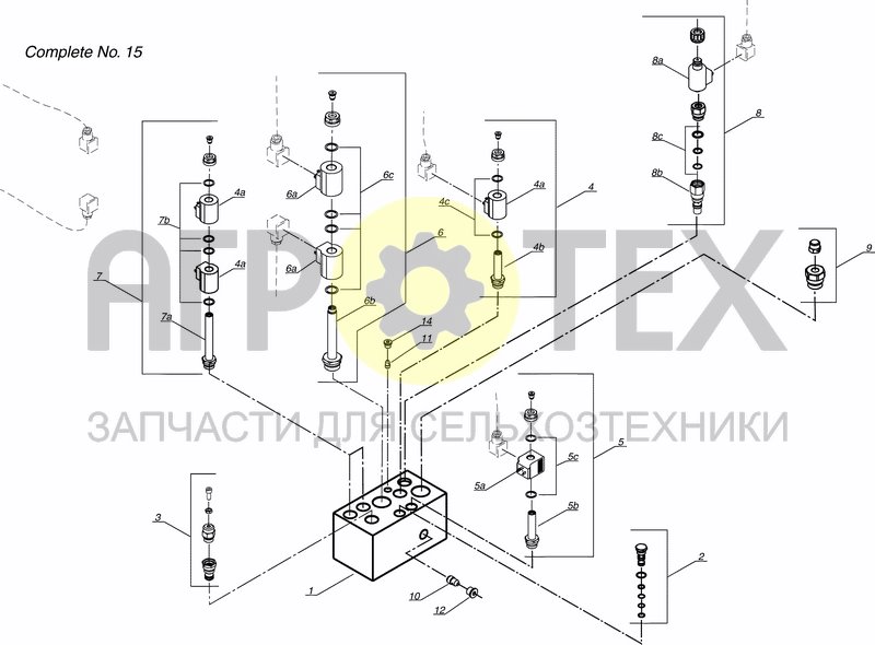 Чертеж ELECTRIC VALVE BLOCK, COMPLETE