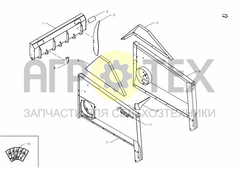 Чертеж SIDE PLATES, TOP PROFILE