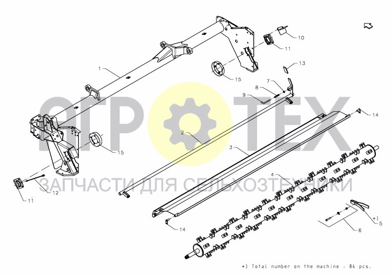 Чертеж SECONDARY FRAME