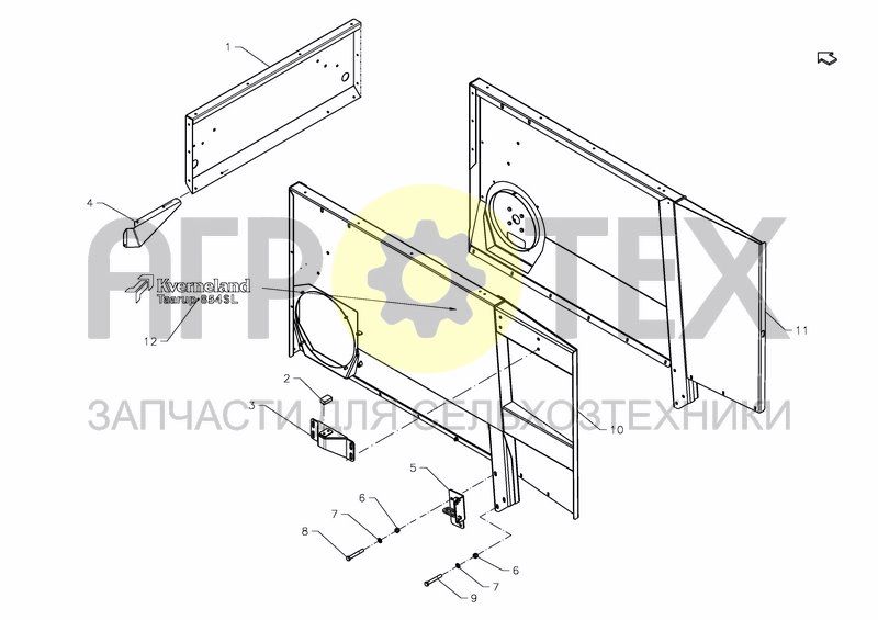 Чертеж SIDE PLATES, TOP PROFILE