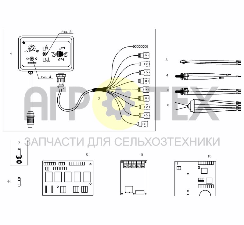 Чертеж CONTROL BOX, SWIVEL CHUTE