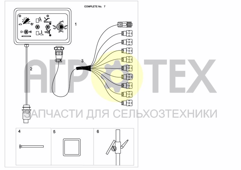 Чертеж CONTROL BOX, SWIVEL CHUTE