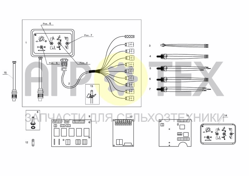 Чертеж CONTROL BOX, STANDARD CHUTE