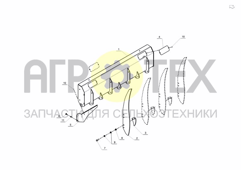 Чертеж SIDE PLATES, TOP PROFILE