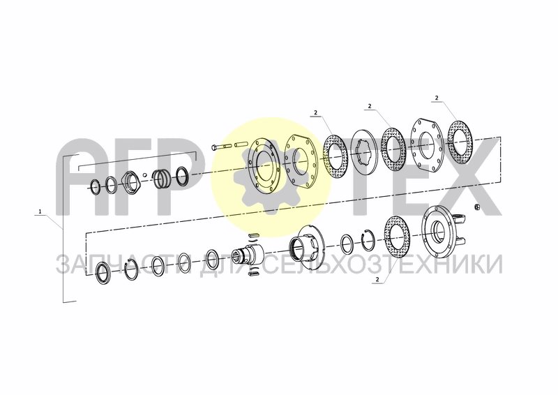 Чертеж FRICTION CLUTCH