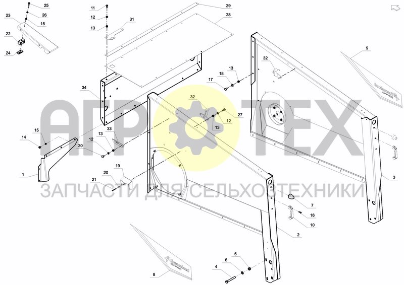 Чертеж SIDE PLATES