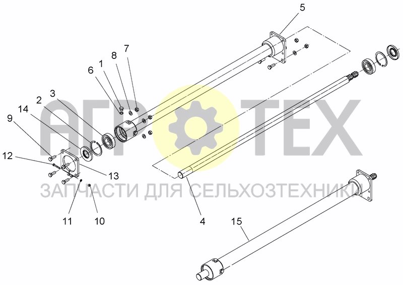 Чертеж TRANSMISSION SHAFTS