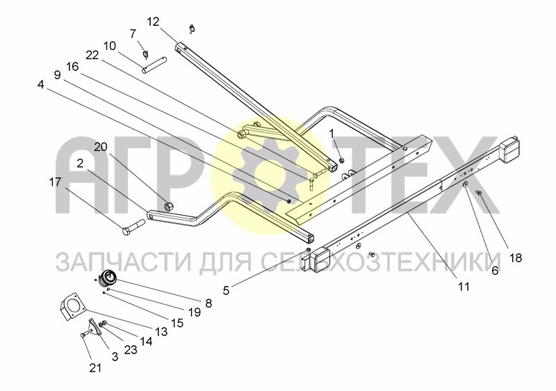 Чертеж OPTIONS: LIGHT KIT AND HOUR METER