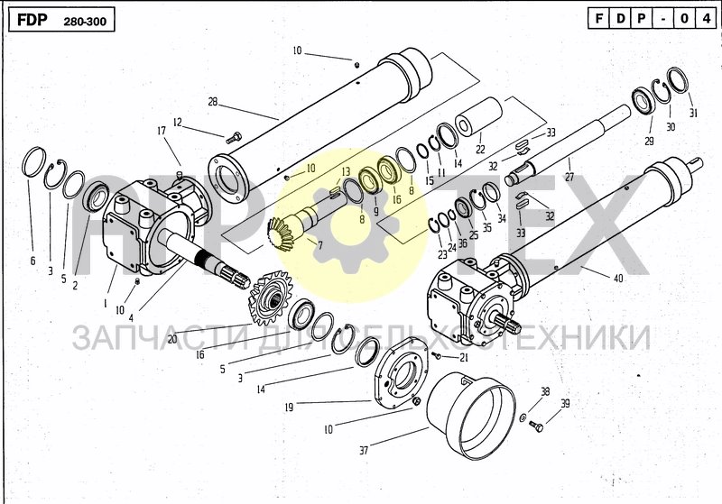 Чертеж GEARBOX