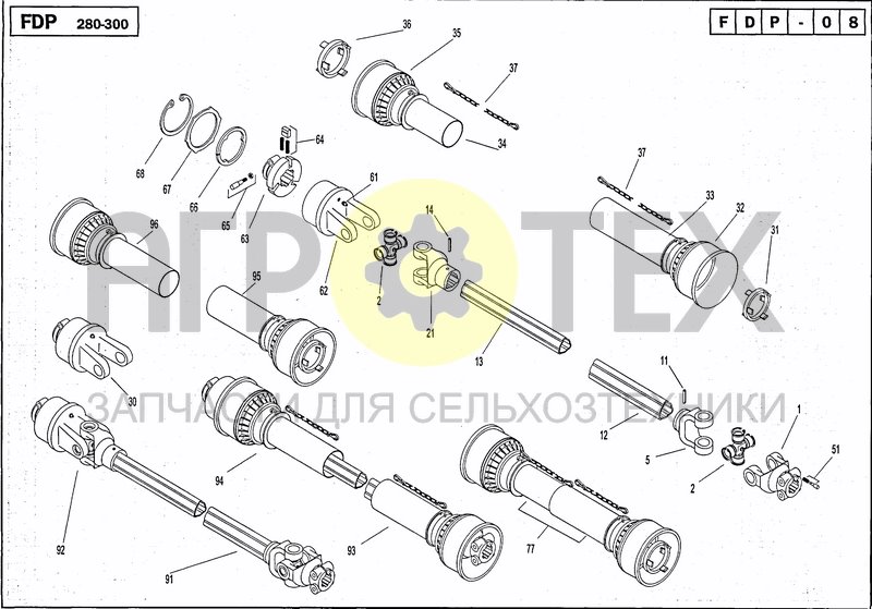 Чертеж DRIVELINE