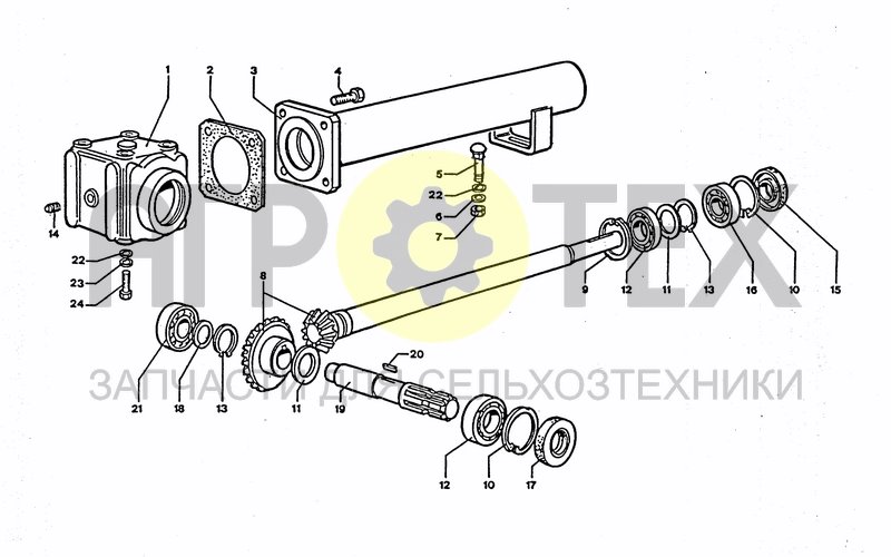 Чертеж GEARBOX