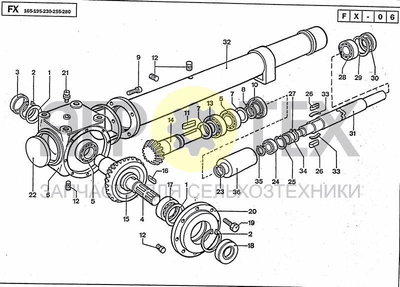 Чертеж GEARBOX