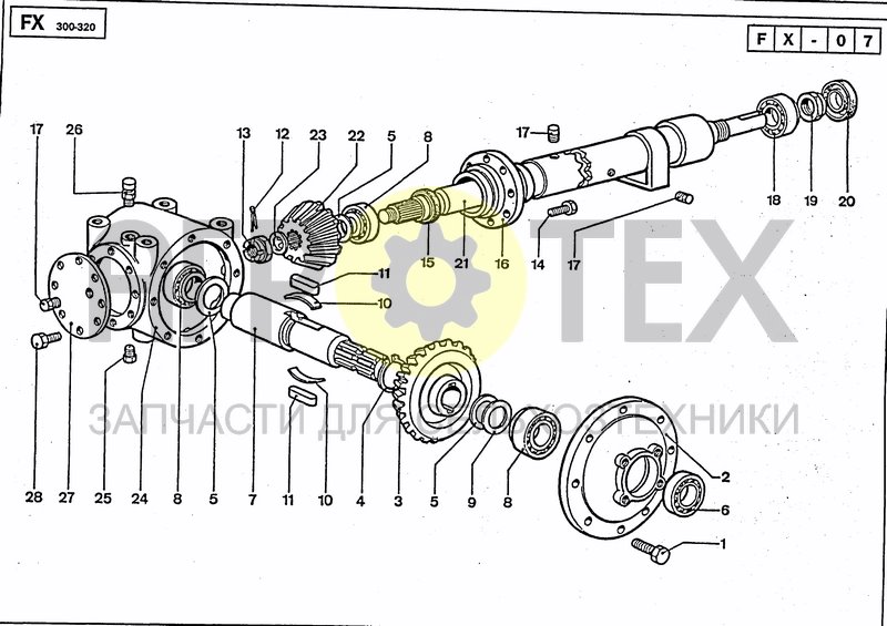 Чертеж GEARBOX