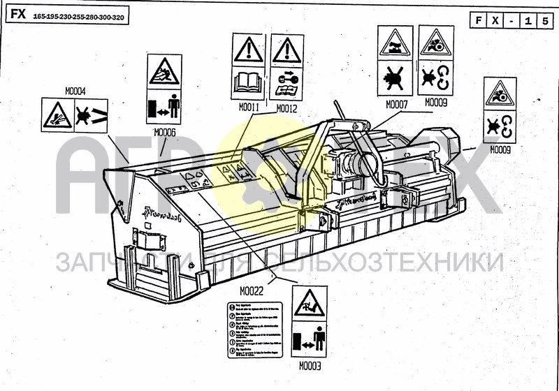 Чертеж SAFETY DECALS