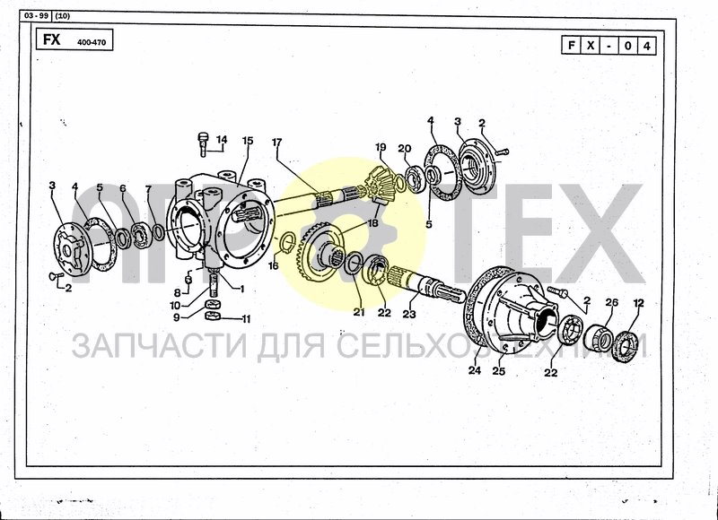 Чертеж GEARBOX