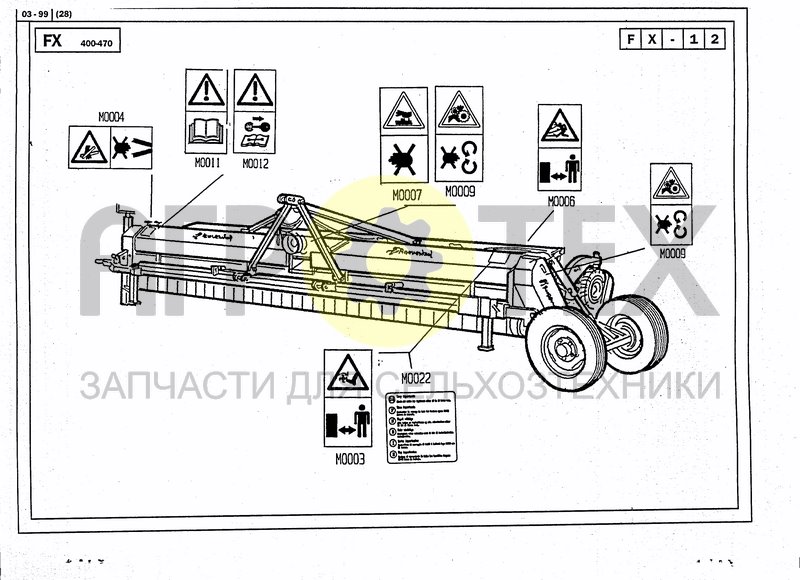 Чертеж SAFETY DECALS