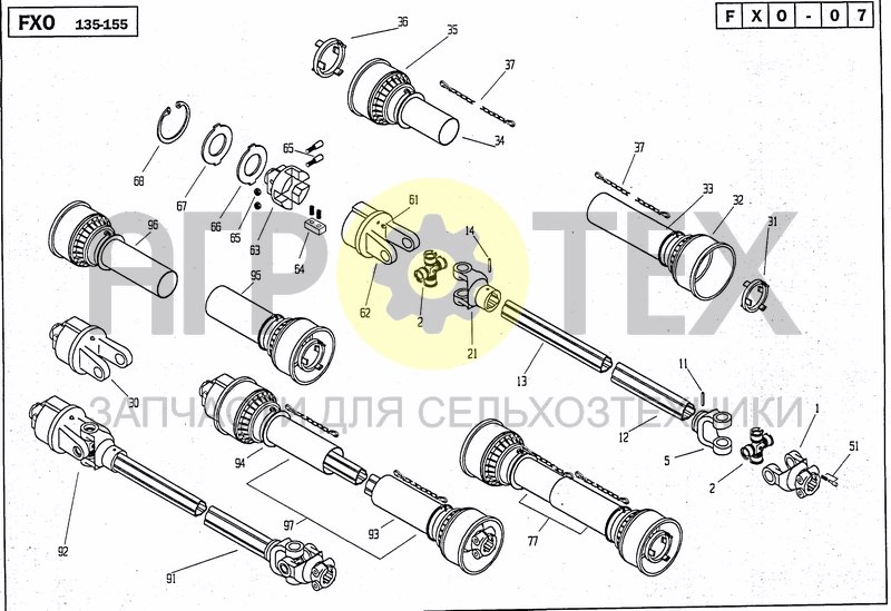 Чертеж DRIVELINE