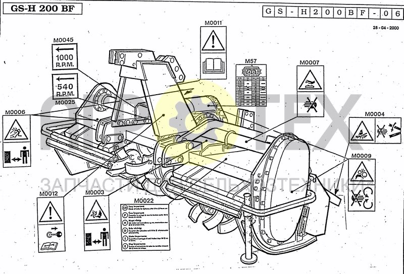 Чертеж SAFETY DECATS