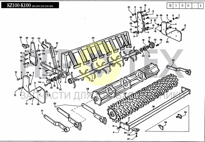 Чертеж K100-4 MOD. 120