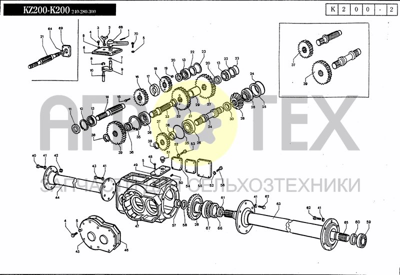 Чертеж K200-2 MOD. 240