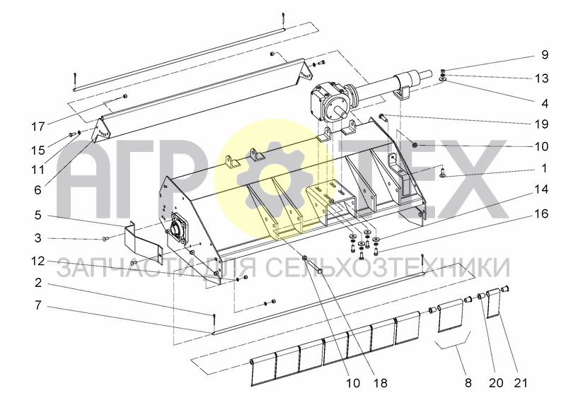 Чертеж REAR AND FRONT SHIELDS