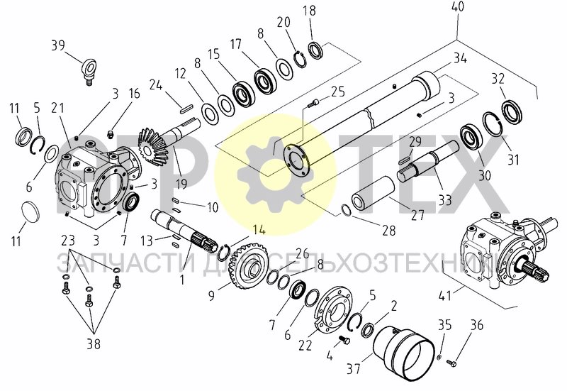 Чертеж GEARBOX