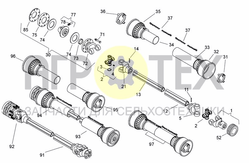 Чертеж DRIVELINE 0005E431V