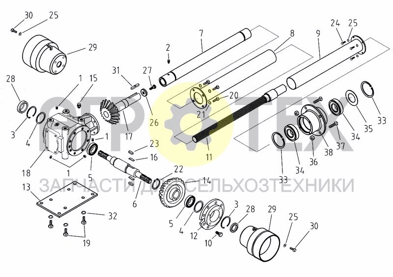 Чертеж GEARBOX