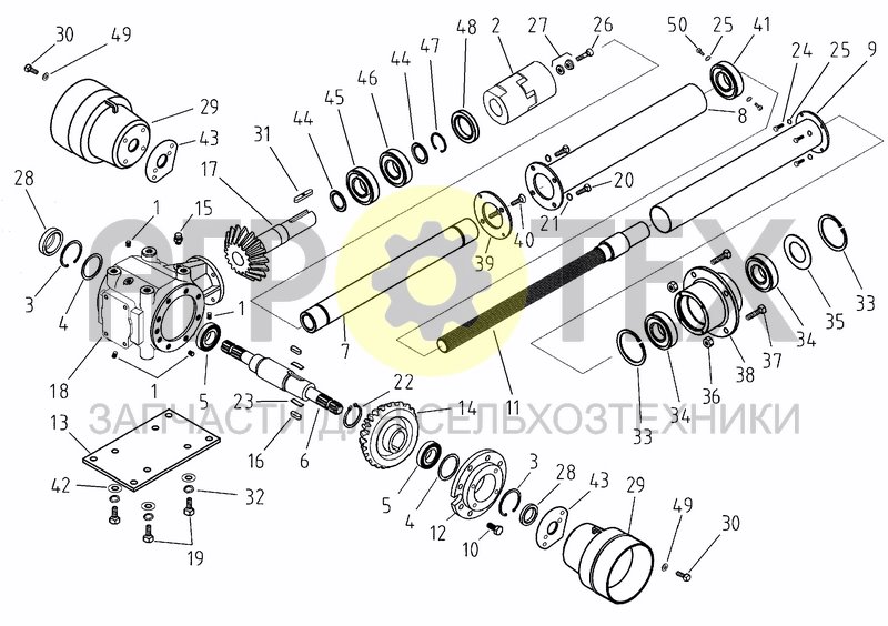 Чертеж GEARBOX