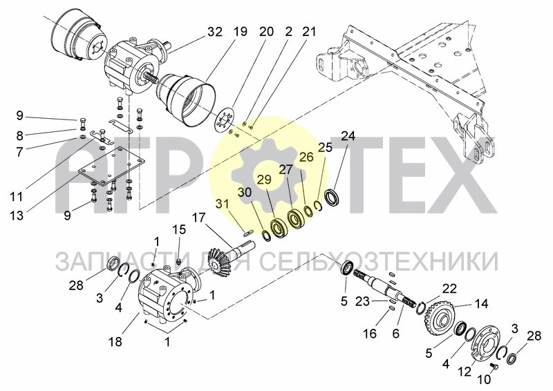 Чертеж GEARBOX