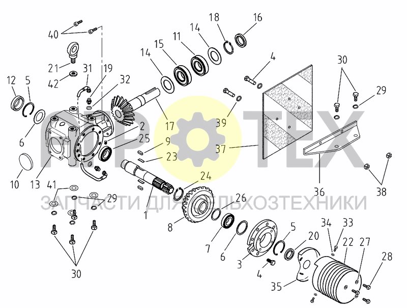 Чертеж GEARBOX