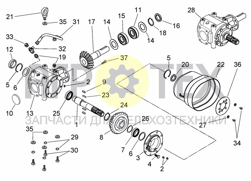 Чертеж GEARBOX