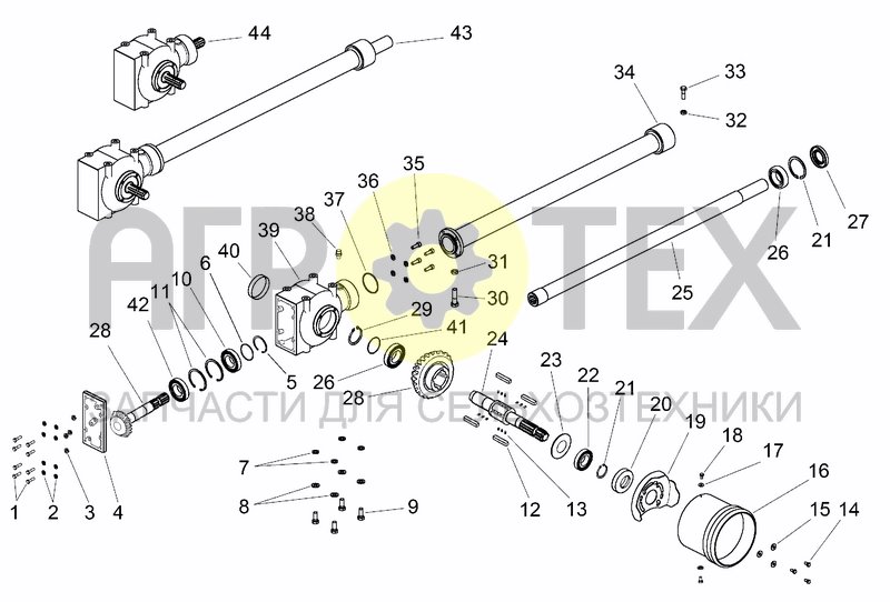 Чертеж UPPER TRANSMISSION