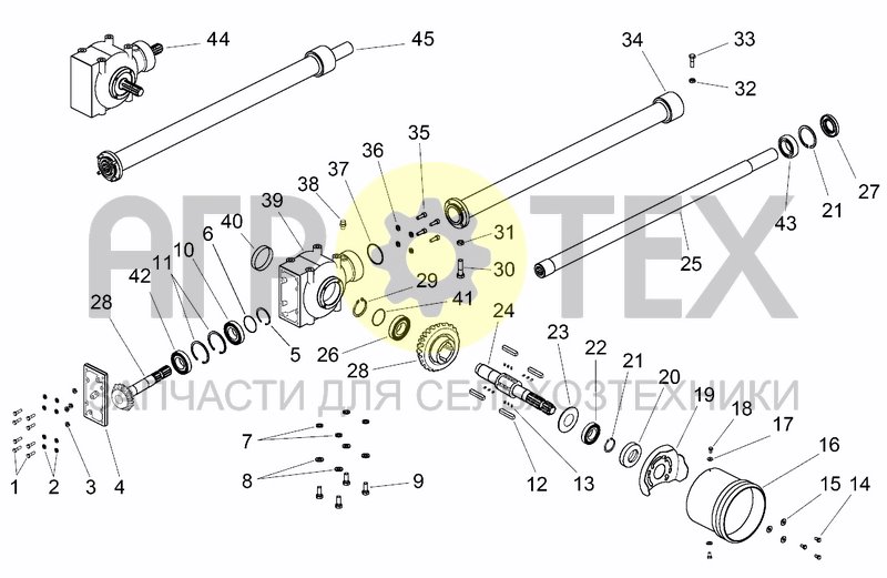 Чертеж UPPER TRANSMISSION