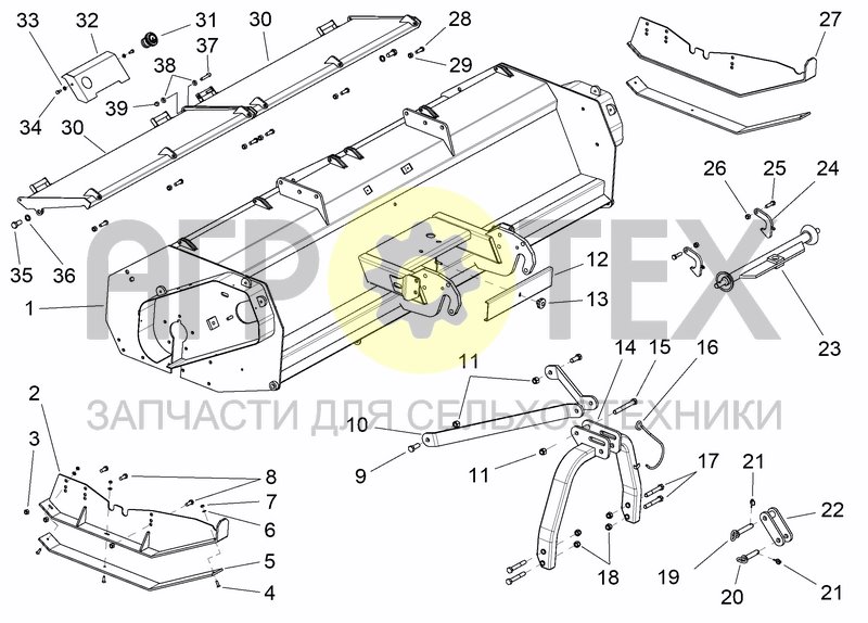 Чертеж FRAME AND HEADSTOCK