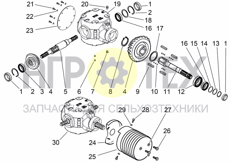 Чертеж GEARBOX