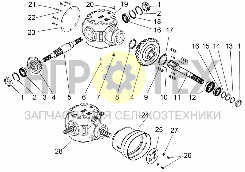 Чертеж GEARBOX