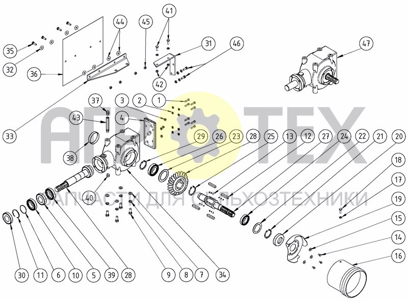 Чертеж GEARBOX