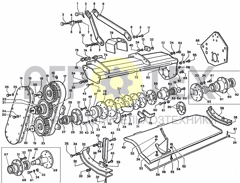 Чертеж FRAME AND ROTOR