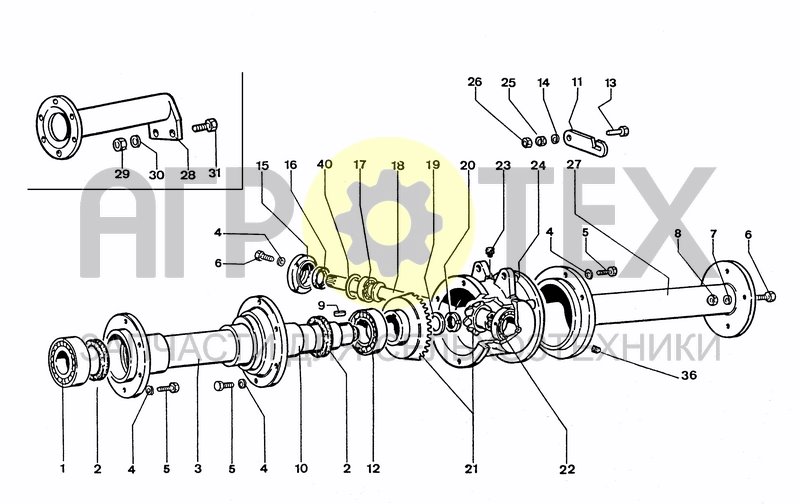 Чертеж GEARBOX