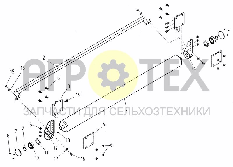 Чертеж ROLLER OPTIONAL