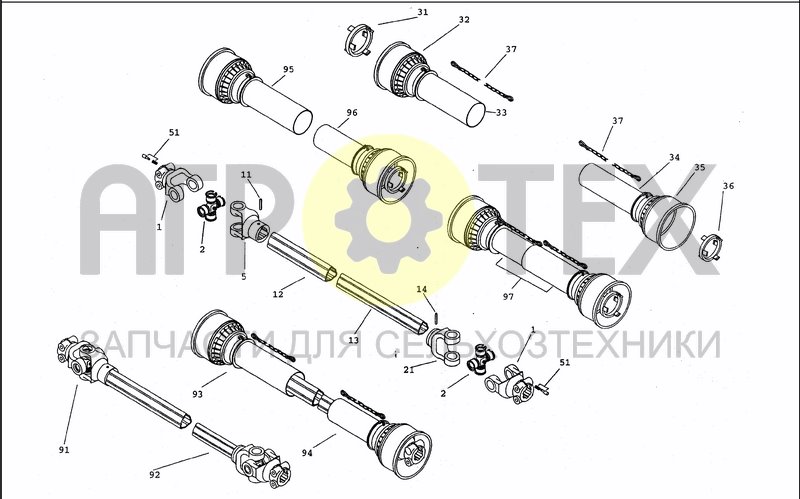 Чертеж DRIVELINE