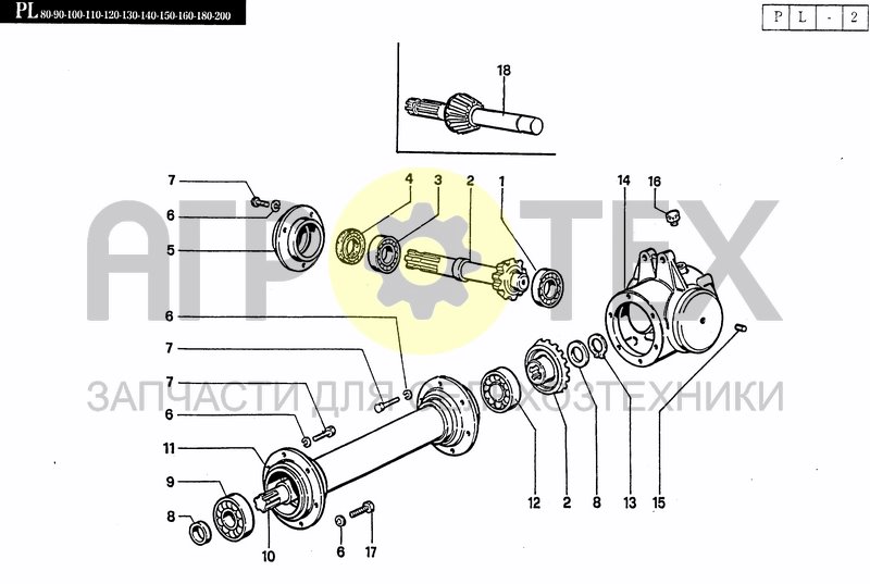 Чертеж PL-2 (GEARBOX)