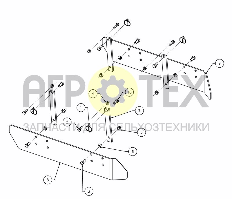 Чертеж DEFLECTORS