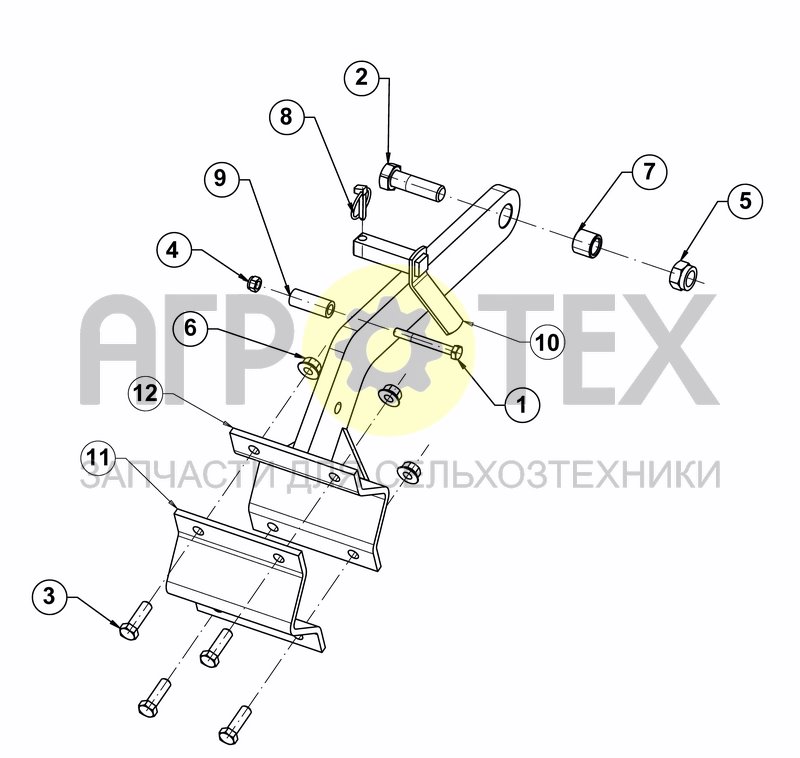 Чертеж ROLLER ARM